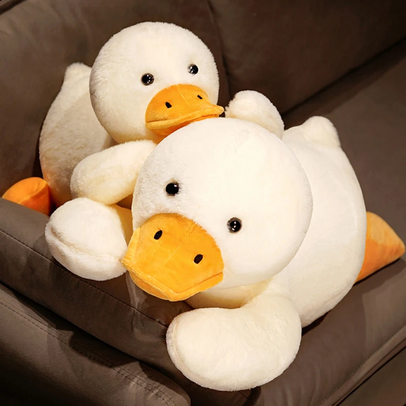 60cm 80cm 100cm Giant White Fat Duck Stuffed Animal Pillows Soft Cuddly  Plush Duck Pillow Home Decor Perfect Gifts for Kids