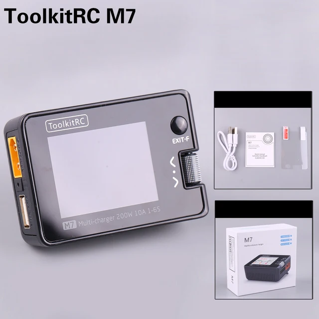 ToolkitRC Cargador de batería ADP200 200W Adaptador de fuente de ToolkitRC Cargador de batería ADP200 200W Adaptador de fuente de