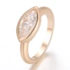 Anillo de oro amarillo de 14 quilates con diamante de laboratorio