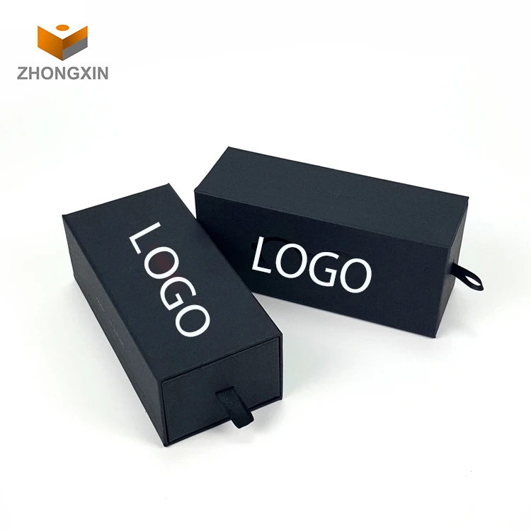 Custom Logo Sunglasses Storage Cardboard Paper Drawer Case Gift Eyewear Packaging Box
