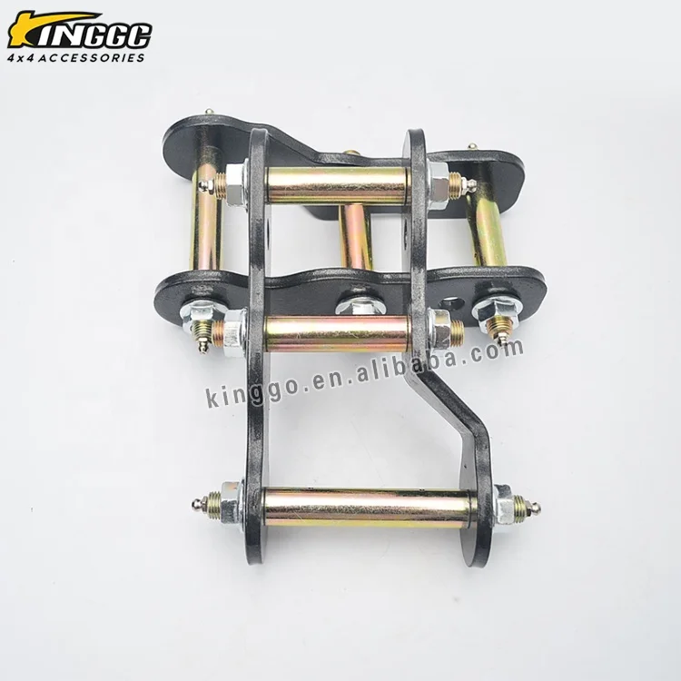 2 Inch Leaf Spring Rear Extended Shackles Greasable for Hilux Revo