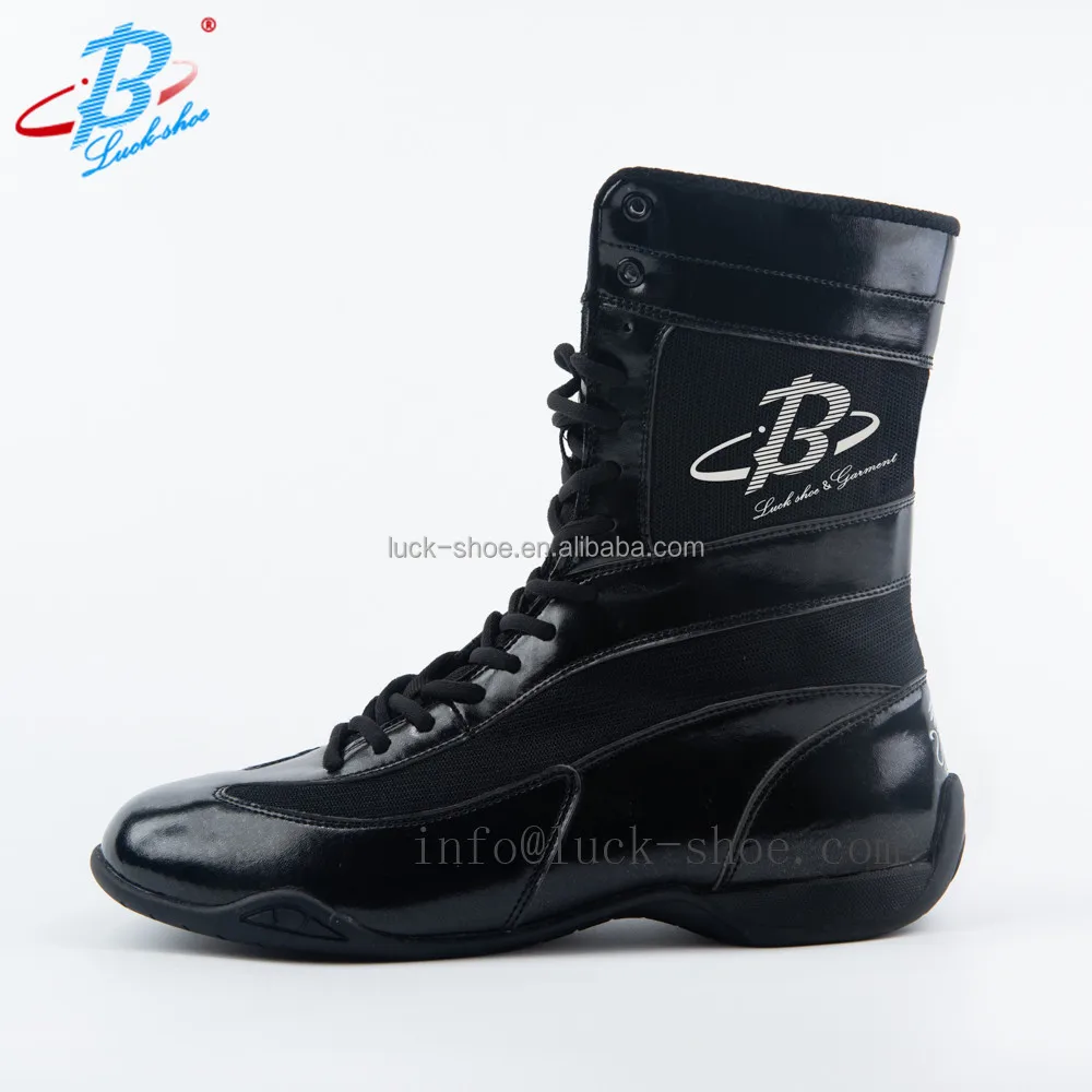 Luck-Shoe Professional Boxing Shoes Wrestling High Boots Fashion Sneakers  Gym Sport Breathable Slip on Training Shoe Casual