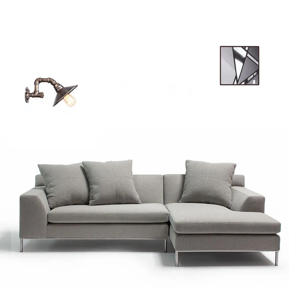 Moroccan industrial decorative vintage rustic metal water pipe wall mounted light