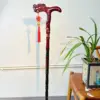 Solid wood [Longevity Dragon Head] Four-legged
