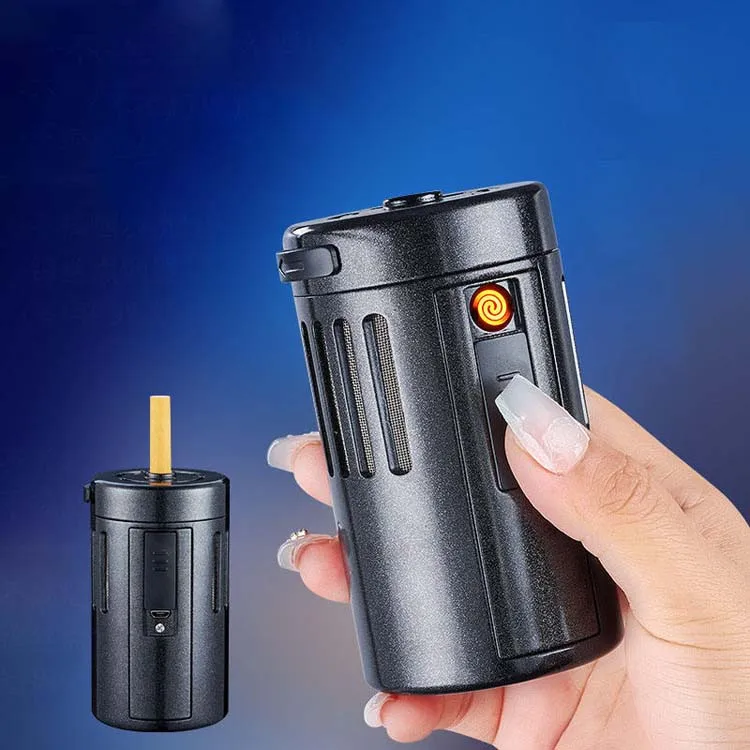 AIRO Multi-functional Usb Cigarette Lighter with Ashtray Portable Car Office Portable Cigarette Holder