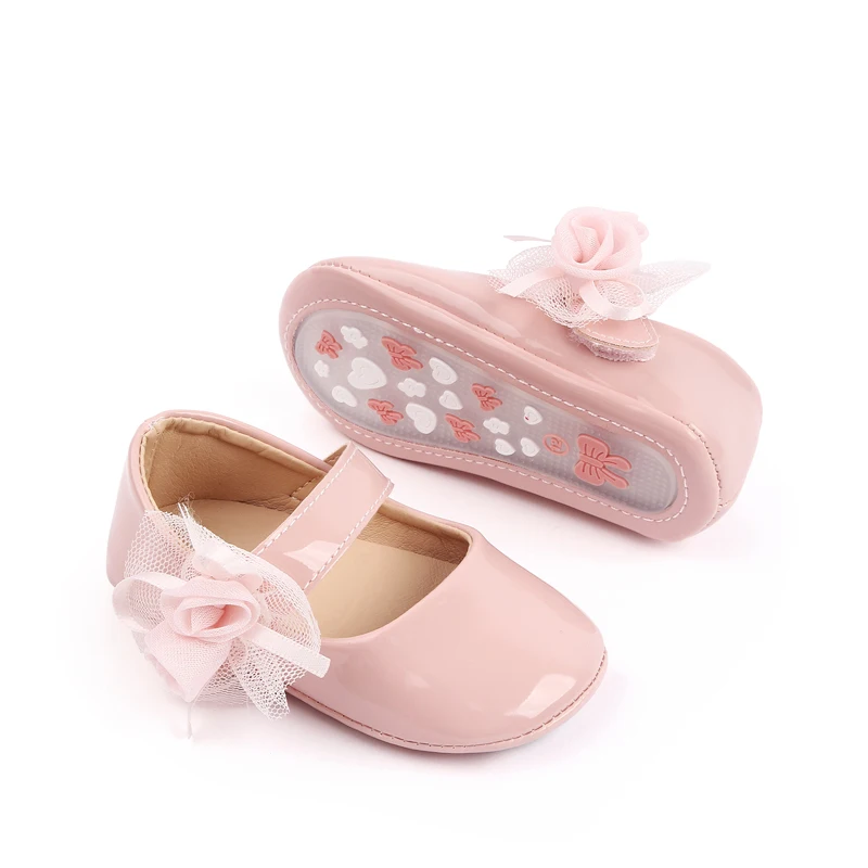 High Quality Soft PU Leather Baby Toddler Girl Shoes Prewalker Girl Shoes 2025 manufacture