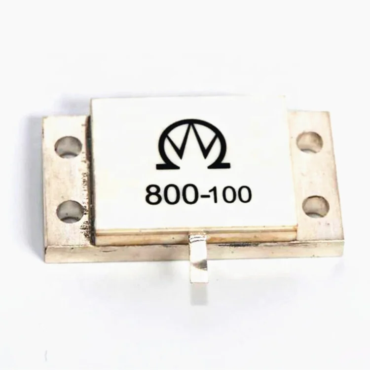 200Ohm Flange Mount Wirewound Resistor with Copper Nickel Plated Aluminum Housed for RF Applications