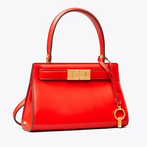 Custom Logo Vegan Red Leather Ladies Mini Fashion Women Crossbody Handbag Purse Bags