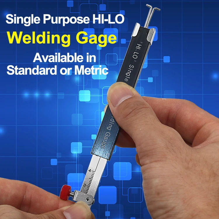 Welding Inspection Scale Small Height Gauge Dedicated Internal Welding Ruler Metric Size Single