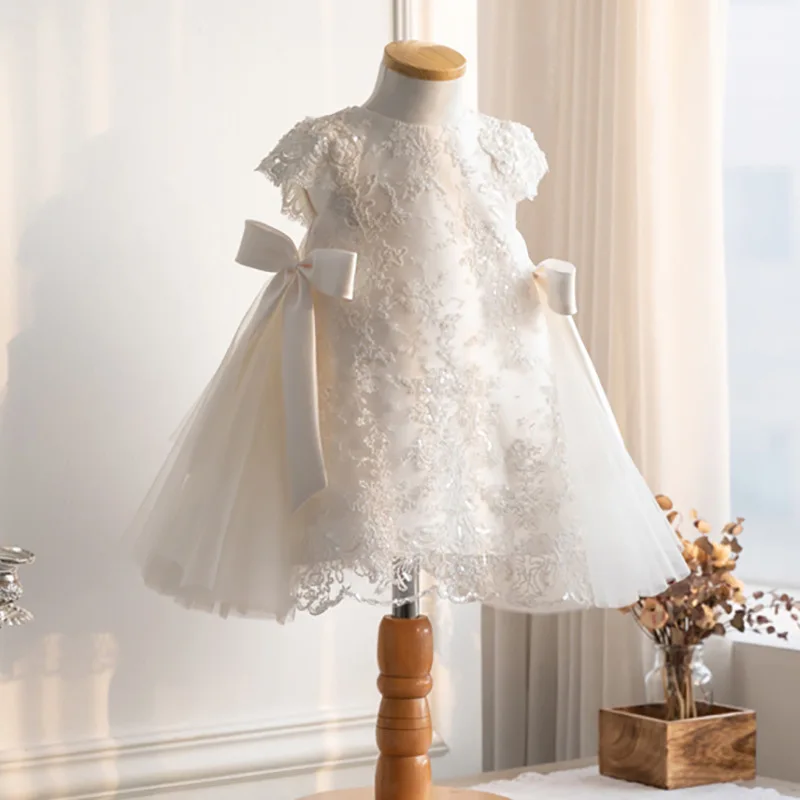 New White Lace Dress for Children's Birthday O-Neck Lace Performance First Year Dress Hot Selling| Alibaba.com New White Lace Dress for Children's Birthday O-Neck Lace Performance First Year Dress Hot Selling| Alibaba.com