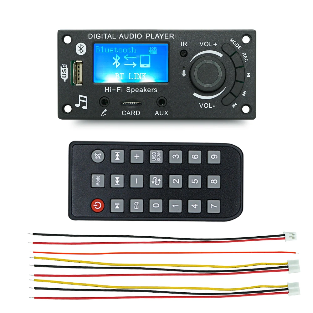 JQ D132BT Bluetooth MP3 Player Decoder Board with LCD Screen, FM ...