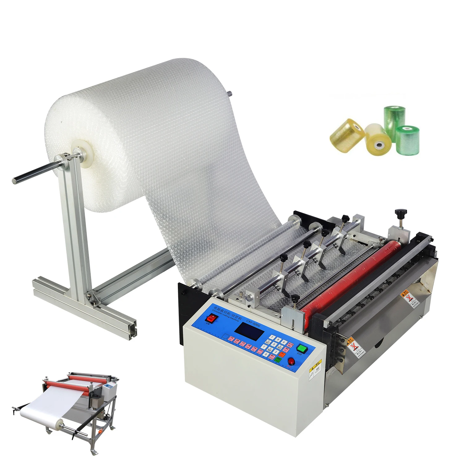 Automatic paper die cutting machine self-adhesive, PC, PVC, sponge,Rubber  magnet, aluminum plate cutter