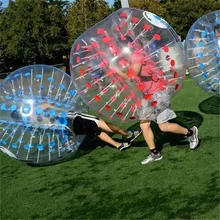 Cheap price inflatable body zorb soccer human bubble bumper ball for football field