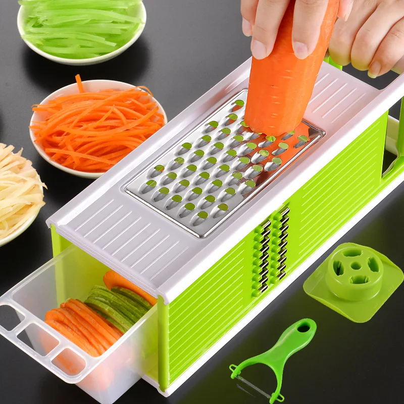Carrot cheese potato Grater Kitchen Tools Shredder Scraper Vegetable Hand Food Q 