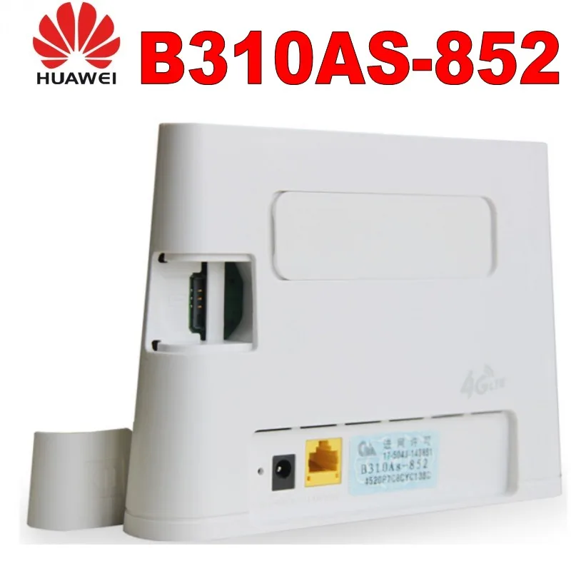 Huawei B310as-852 Router 4G LTE 150 Mbps &ndash; Hotspot WiFi Modem CPE &ndash; Sbloccato, Bianco