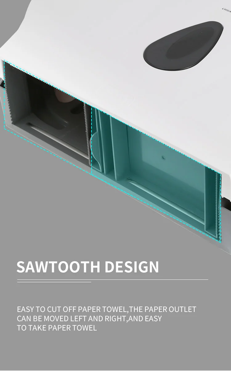 Chuangdian Jumbo Toilet Paper Dispenser Hand Towel and Paper Roll Holder