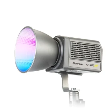 NiceFoto AR-600C 60W Portable Mini RGB LED Video Light for Outdoor Use Small Light