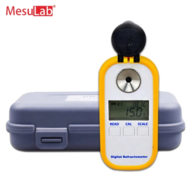 MesuLab Portable Handheld Digital Refractometer for Alcohol Ethanol Digital