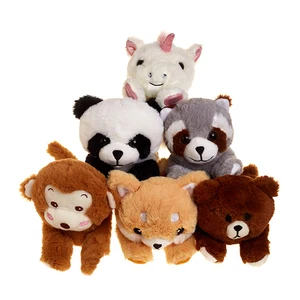 Newest Plush Toy Interactive Slapbands Monkey/bear/pig/raccoon/panda/unicorn Clap Ring Animal Dolls for Children