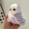 Purple rosy-faced lovebird pendant