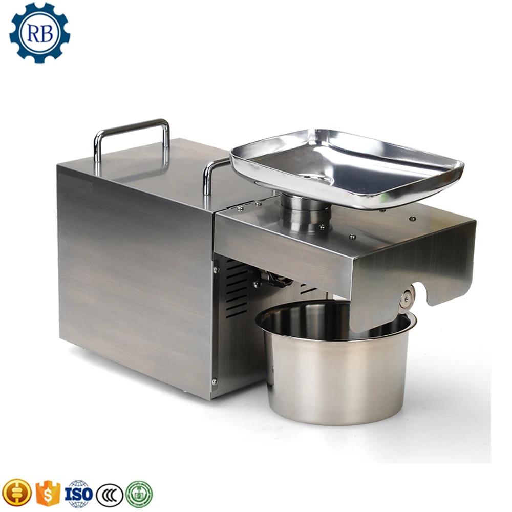 Home Oil Extraction Machine Commercial Seed Cold Oil Press Machine Olive for Small Business Motor Hot Product Provided 220v