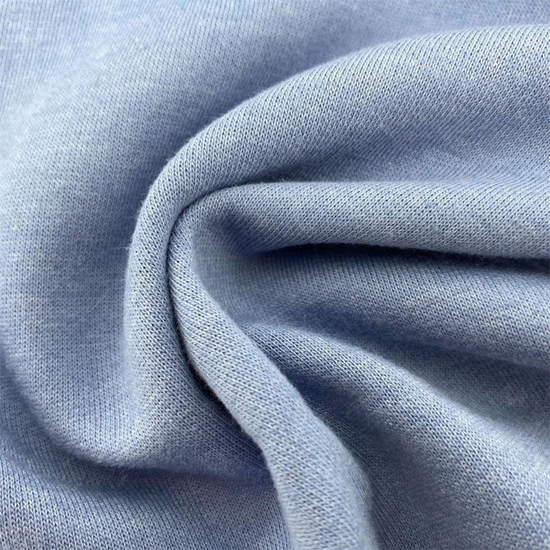 Оптовая продажа от производителя 80/20 хлопок/полиэтиленовая махровая флисовая ткань для спортивной