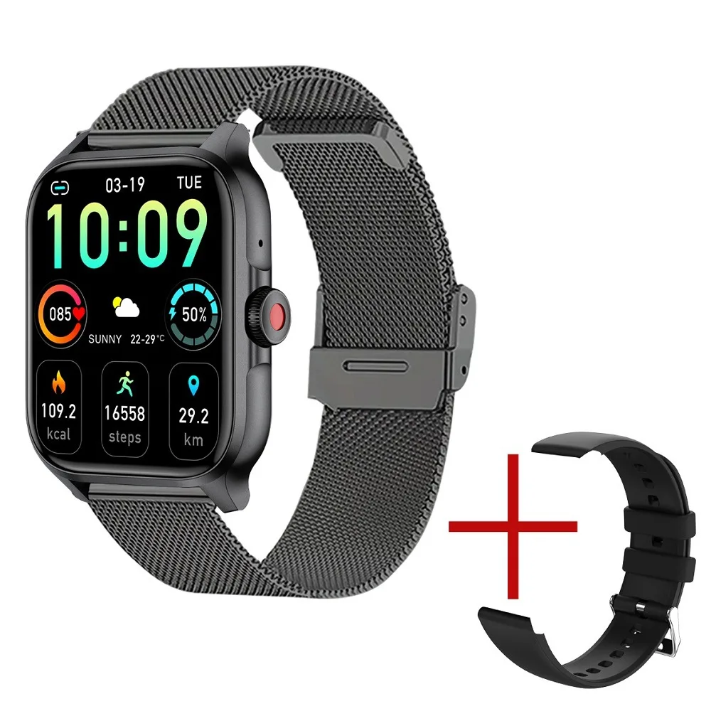 New Cross-Border QX15 Square Smart Watch for Girls IP67 Heart Rate Monitoring Voice Call aperçu 8