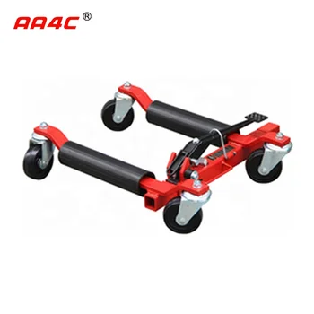 Lot De 3 Roues De Cric Avec Vérin Hydraulique - Capacité 2 Tonnes - Pour Crics Horizontaux Et Remorques