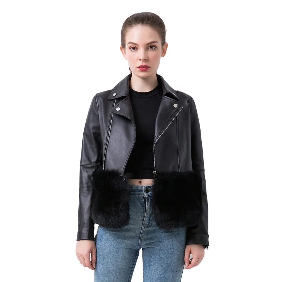 topshop genuine leather coats & jackets