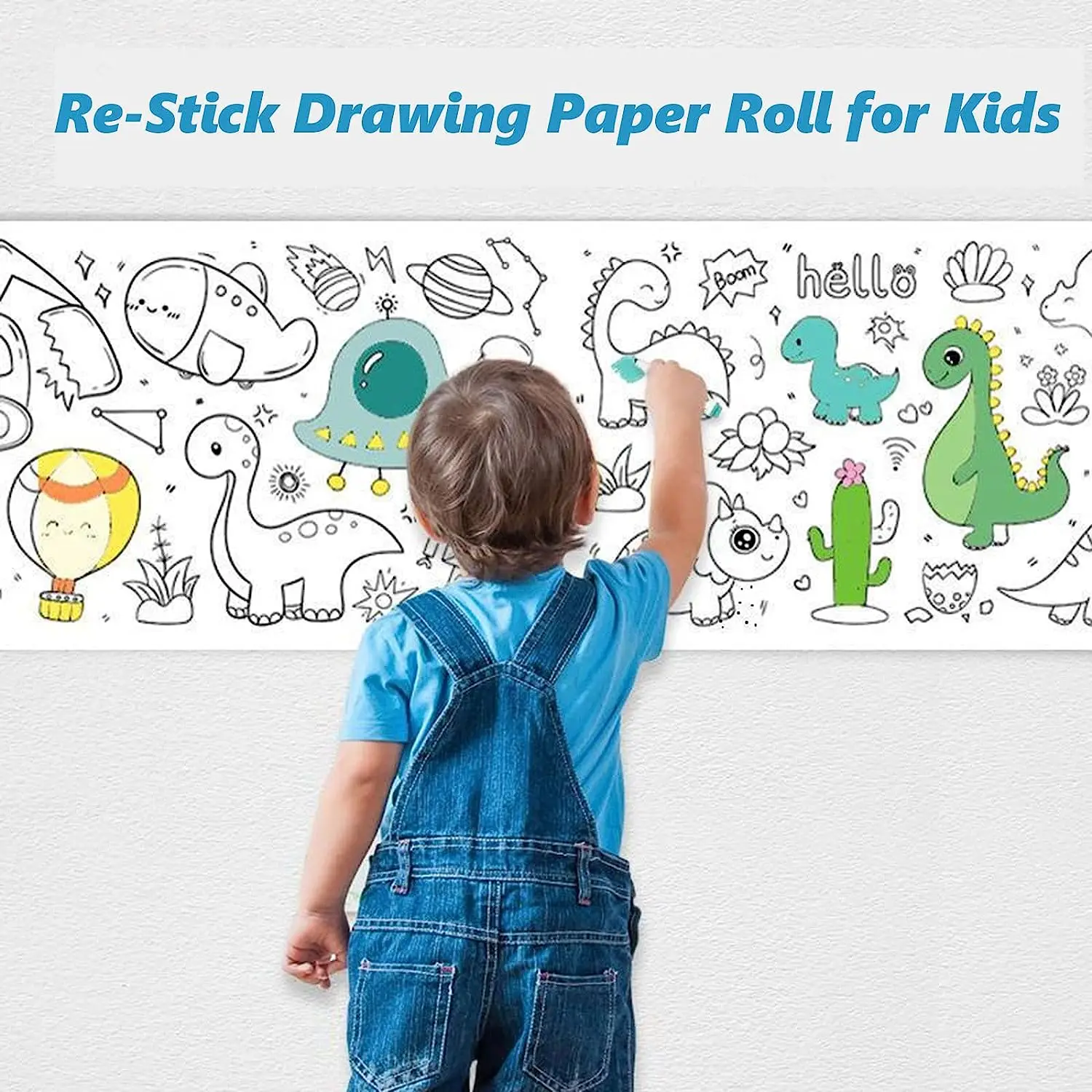 120inches Drawing Paper Children Drawing Coloring Book Paper Roll For Kids