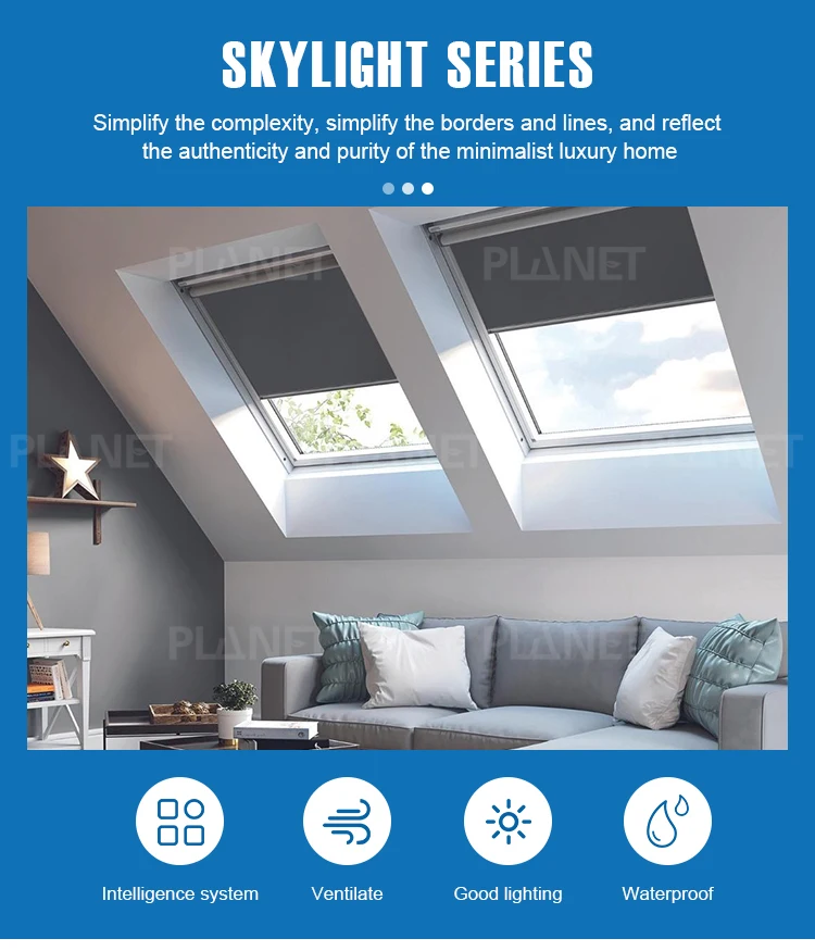 Moveable Glass Window Modern Design New Model Movable Glazed Skylight Windows Electric ...