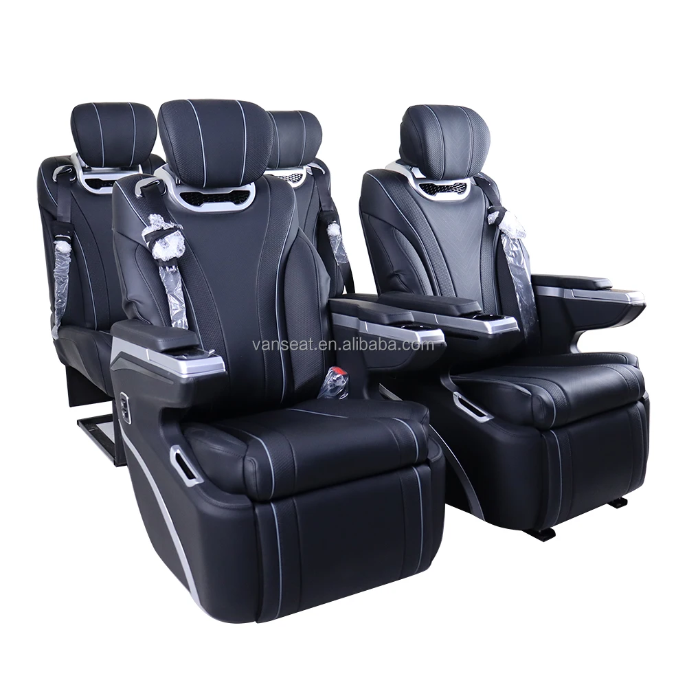 Vip Single Seats Factory Luxury Auto Conversion VIP Single Seat Van Interior Leather ...