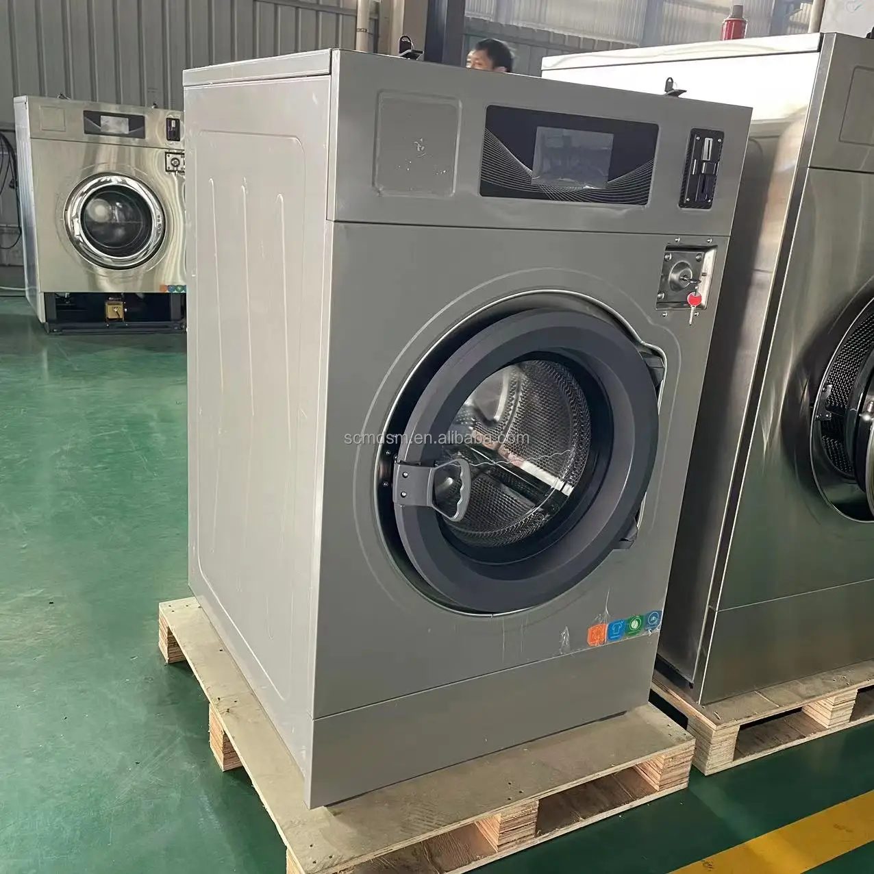 27kg Hotel Commercial Laundry Equipment Washing Machines Soft Mount ...