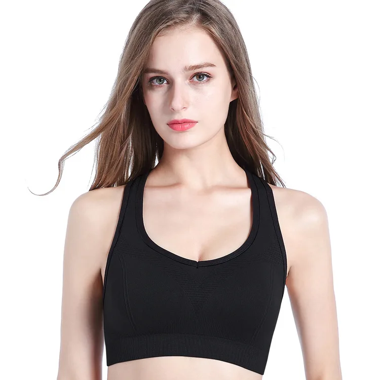 Wholesale Cheap Price Multi Color Seamless Custom Logo Blank Sports Bra