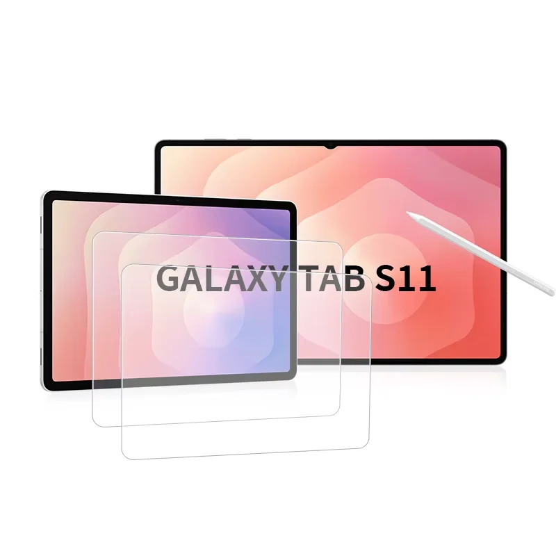 product laudtec clear full cover screen protective film for samsung galaxy tab s11 a11 high quality tempered glass anti scratch ghm103-3