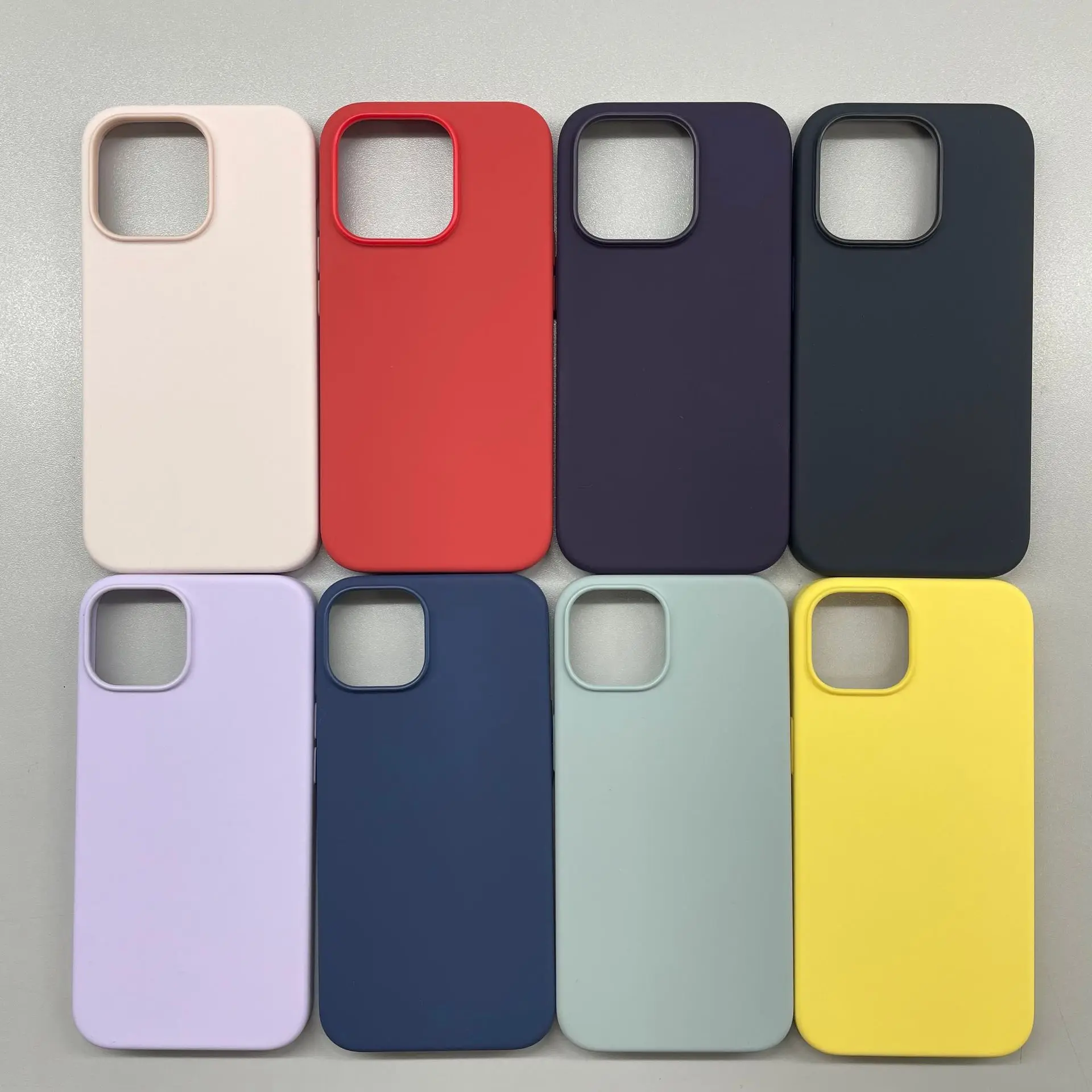 Hot Selling Rubber Silicone Phone Case For Iphone 13 Pro 12 11 Xs Max ...