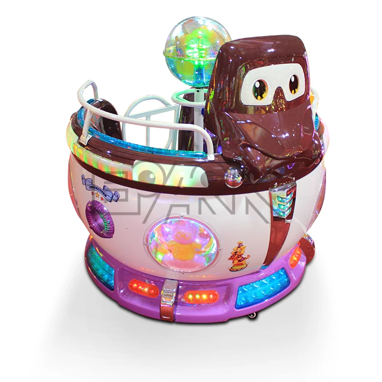 Kiddie Riding 2 Seats Mini Capsule Rotating Rides High Quality  Amusement Rides Merry Go Round