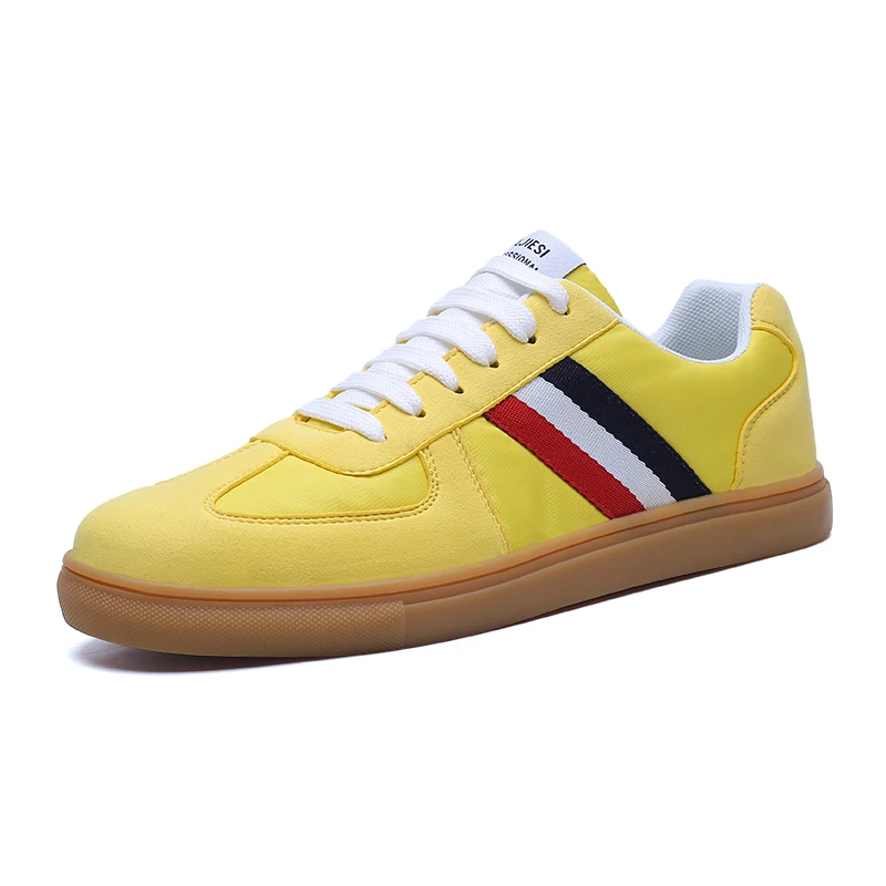 yellow canvas shoes mens