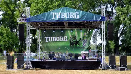 Foresight Structure Building Roof Trusses System Design Stage and Truss Displays for Wedding