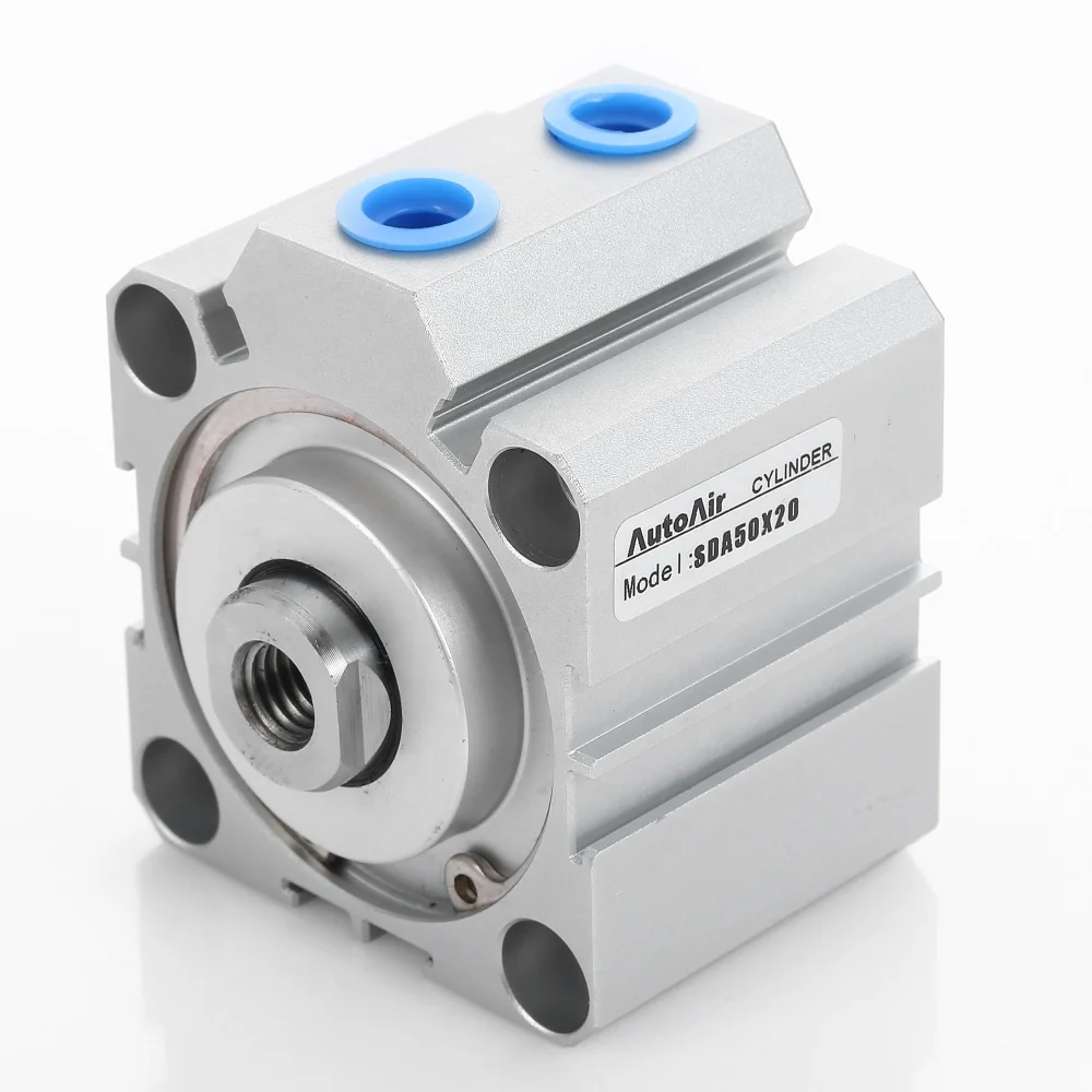HEEPDD 1 Stück SDA 25 X 30 Kompakter Pneumatikzylinder, Doppeltwirkender Luftzylinder, Aluminium, 1 Zoll Bohrung,2 Zoll Hub für Profis in der HEEPDD 1 Stück SDA 25 X 30 Kompakter Pneumatikzylinder, Doppeltwirkender Luftzylinder, Aluminium, 1 Zoll Bohrung,2 Zoll Hub für Profis in der