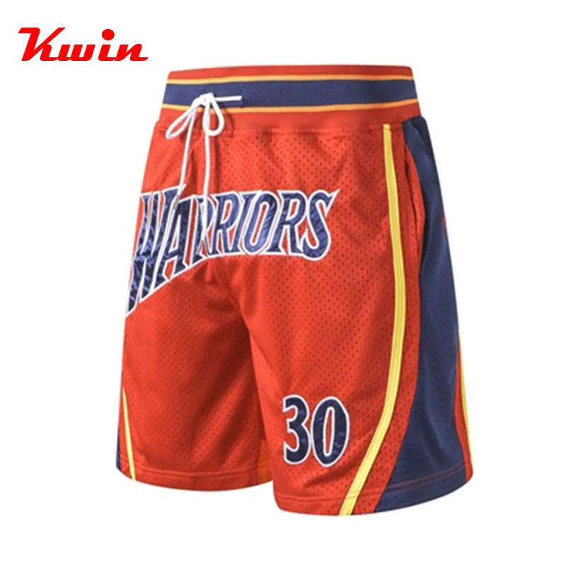 Custom Mens Mesh Shorts With Embroidery 