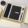 4pcs set [cup +  notebook + pen + 16GU disk] black