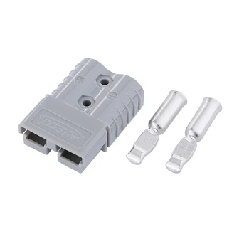 120A #2AWG Battery Connector Quick Connect Battery Modular Power Connectors Quick Disconnect (Grey)
