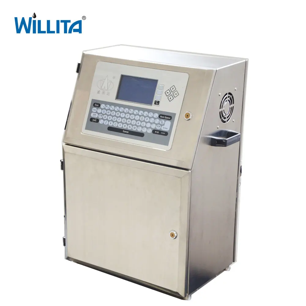 Willita Expiry Date Lot Number Series Number Cij Printing Machine for Cans Bottles Bags