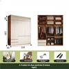 2.2m six-door wardrobe [3.0m high]
