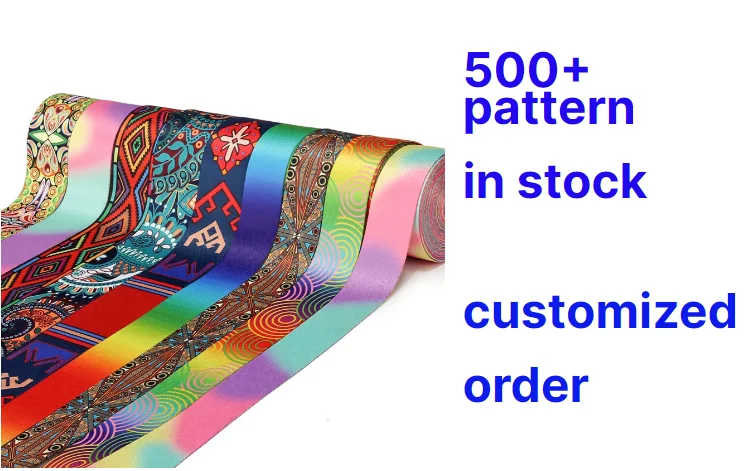 New Patterned Nylon Webbing Tape Seatbelt Belts Printed Guitar Strap ...