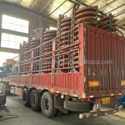 JXSC Chrome Mineral Concentrate  Laboratory Spiral Separator Small Size Gravity Spiral Chute Laboratory Spiral Concentrator