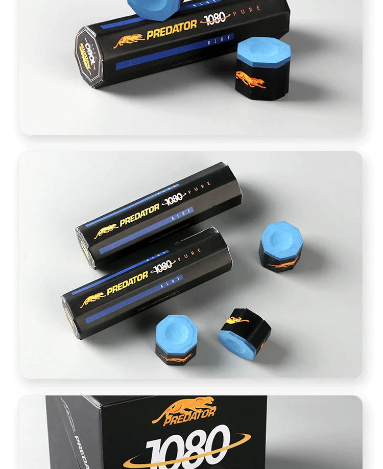2024 Classic Predator Chalk For Pool Game Professional Billiard Cue Tip
