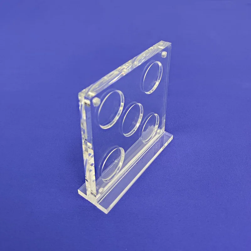 Air-tite Acrylic Display Stand Easel For Coins, Medals, Gems, And Medals - Compact Prop