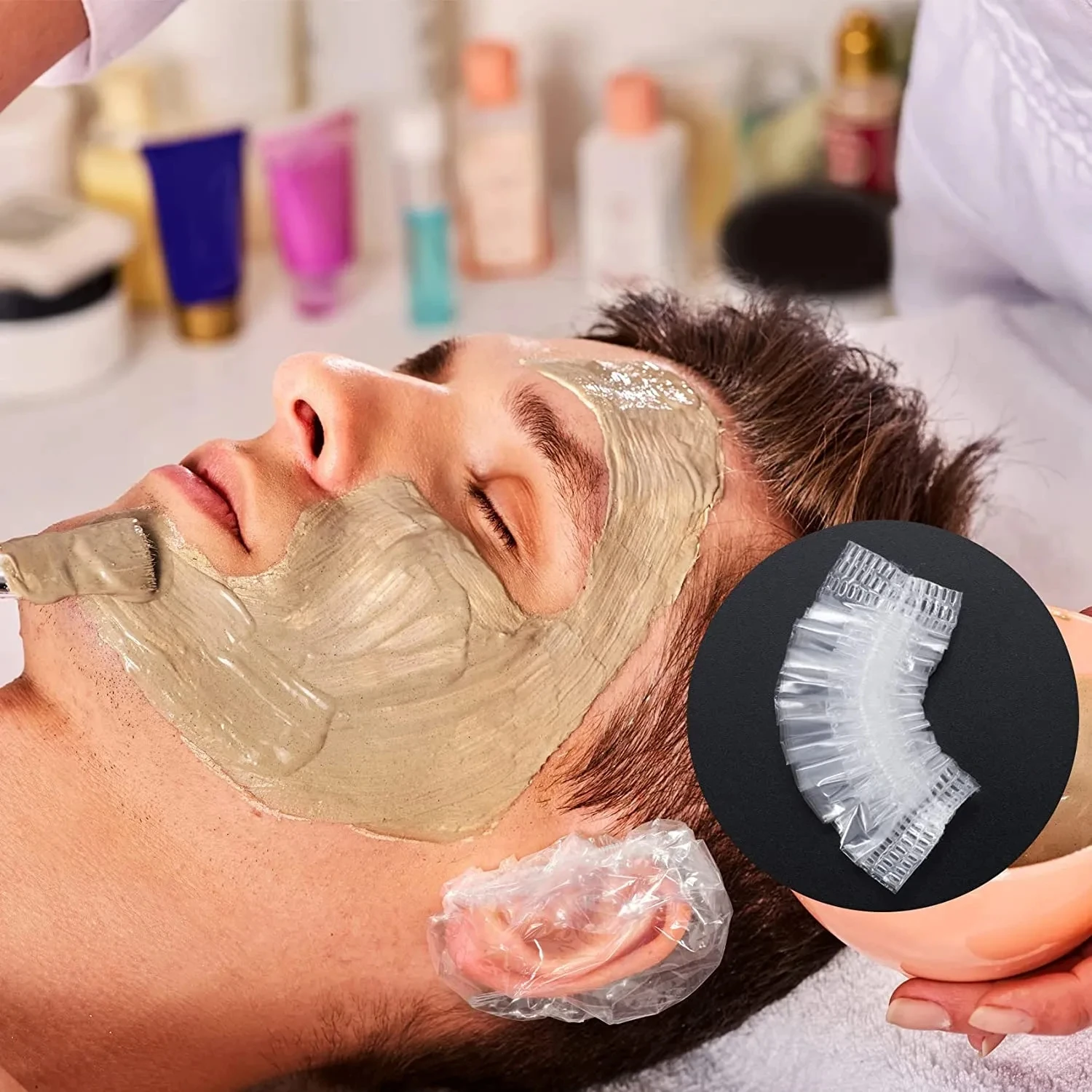 Wholesale Disposable Earmuffs Earmuffs Frame Shower Waterproof Hair Dye